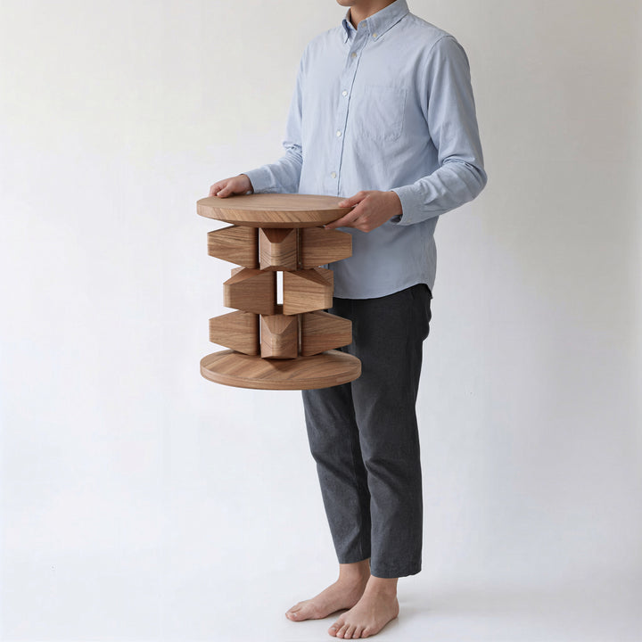 Kari Side Table Teak D40 by Kettal