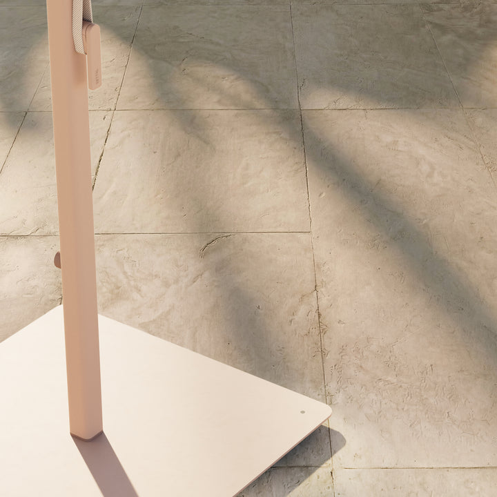 L Meteo Steel Flat Base with Wheels by Kettal