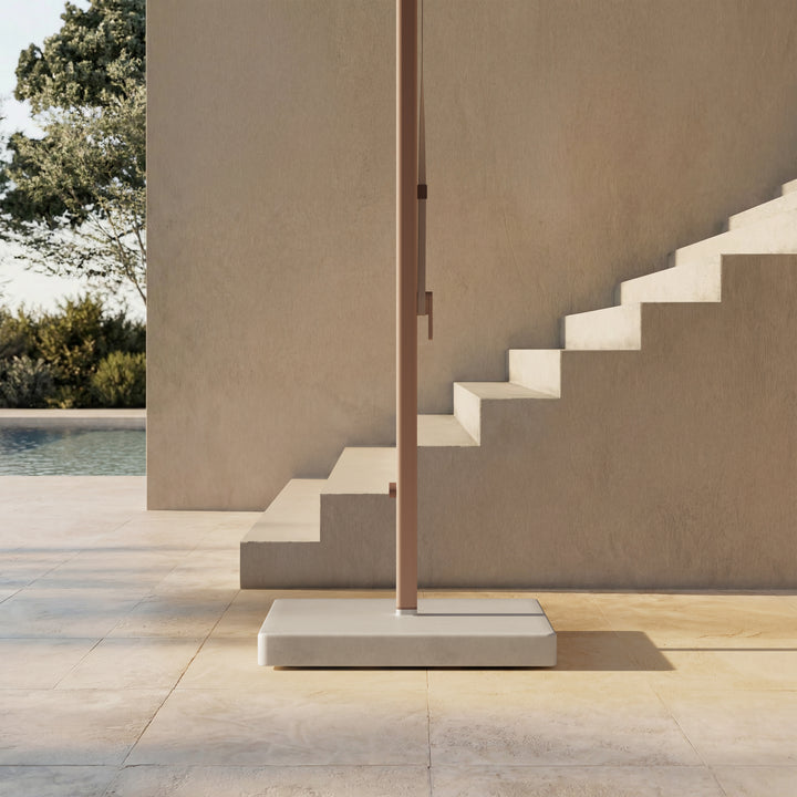 L Meteo Concrete Base with Wheels by Kettal