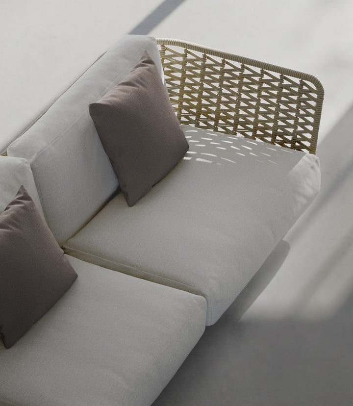 Tilos Sofa 250 without Side Cushions by Kettal