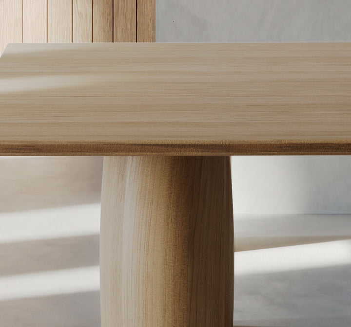 Il Colonnato Centre table Teak 140 by Kettal