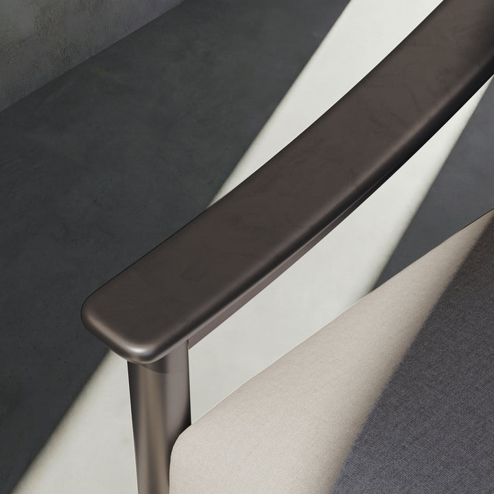 Loden Indoor Club Armchair Black Sixties Edition by Kettal