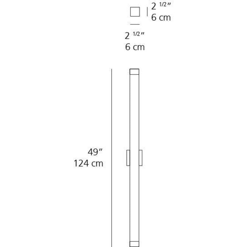 2.5 Square Strip Wall Lamp by Artemide 5