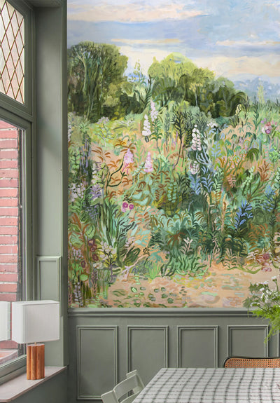 Roses Temieres Bespoke Wallpaper by Isidore Leroy