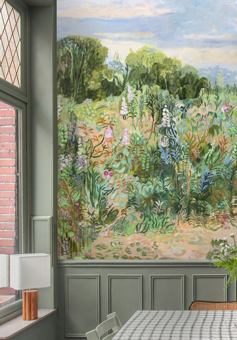 Roses Temieres Bespoke Wallpaper by Isidore Leroy