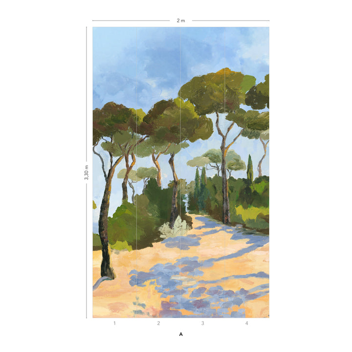 Lérins Wallpaper by Isidore Leroy