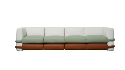 Pillow Sofa in Leather by BD Barcelona