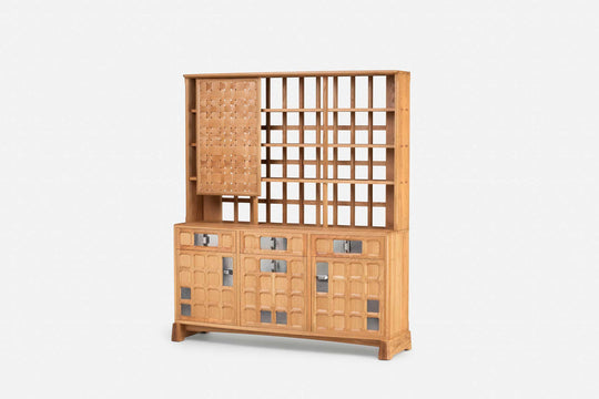 Arts and Crafts 3-Unit Cabinet by De La Espada