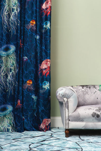Jellyfish Velvet Fabric by Timorous Beasties