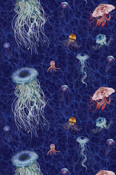 Jellyfish Velvet Fabric by Timorous Beasties
