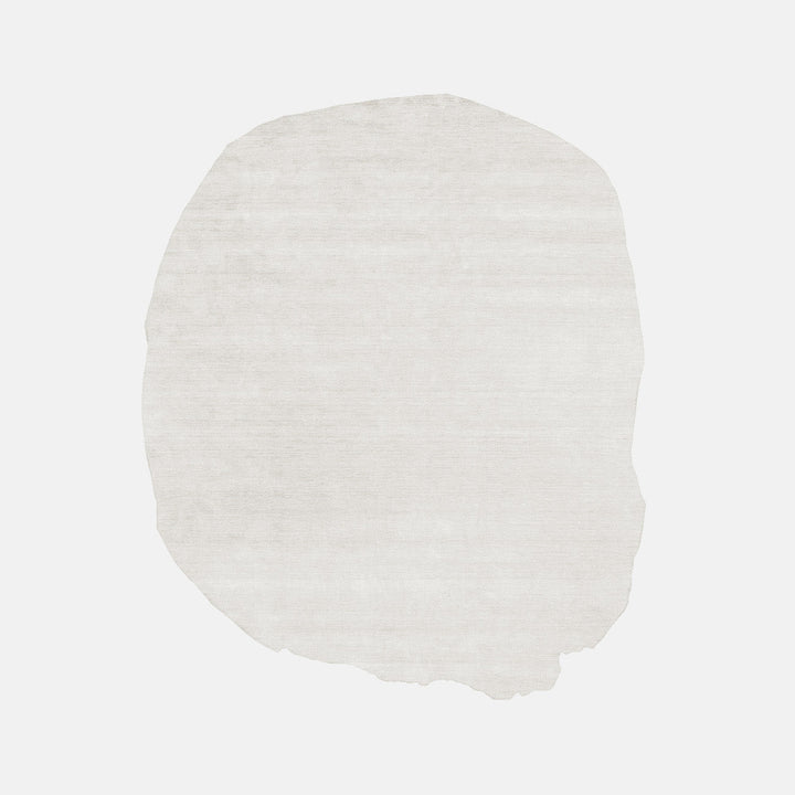 Howard Senses Dusty White Organic Rug by By Henzel