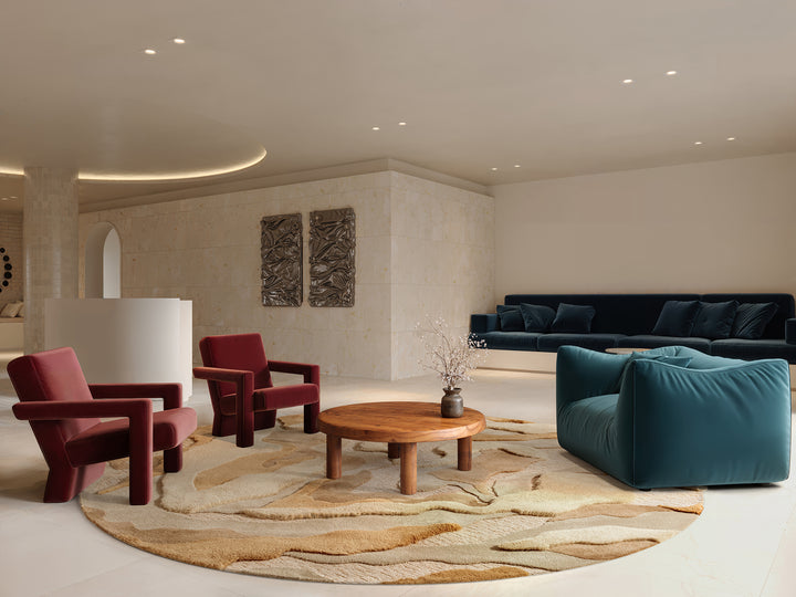 Arcadia Round Rug by Limited Edition