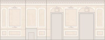 Boiserie Moderne Bespoke Wallpaper by Isidore Leroy