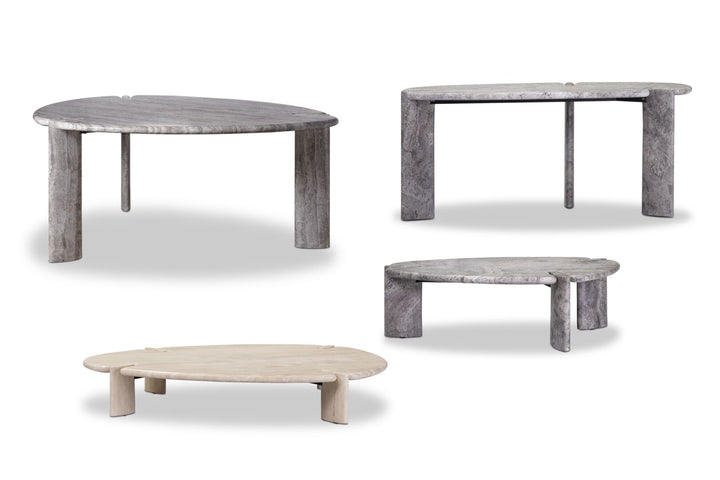 Isamu Stone Coffee Table by Baxter