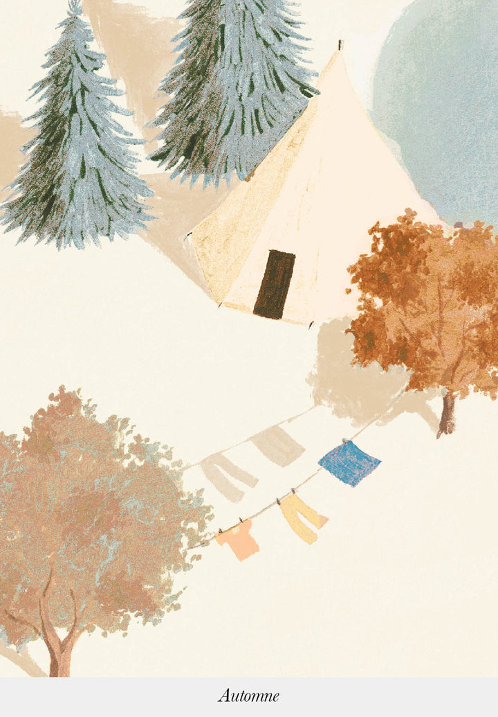 Cabanes dans les bois Wallpaper by Isidore Leroy