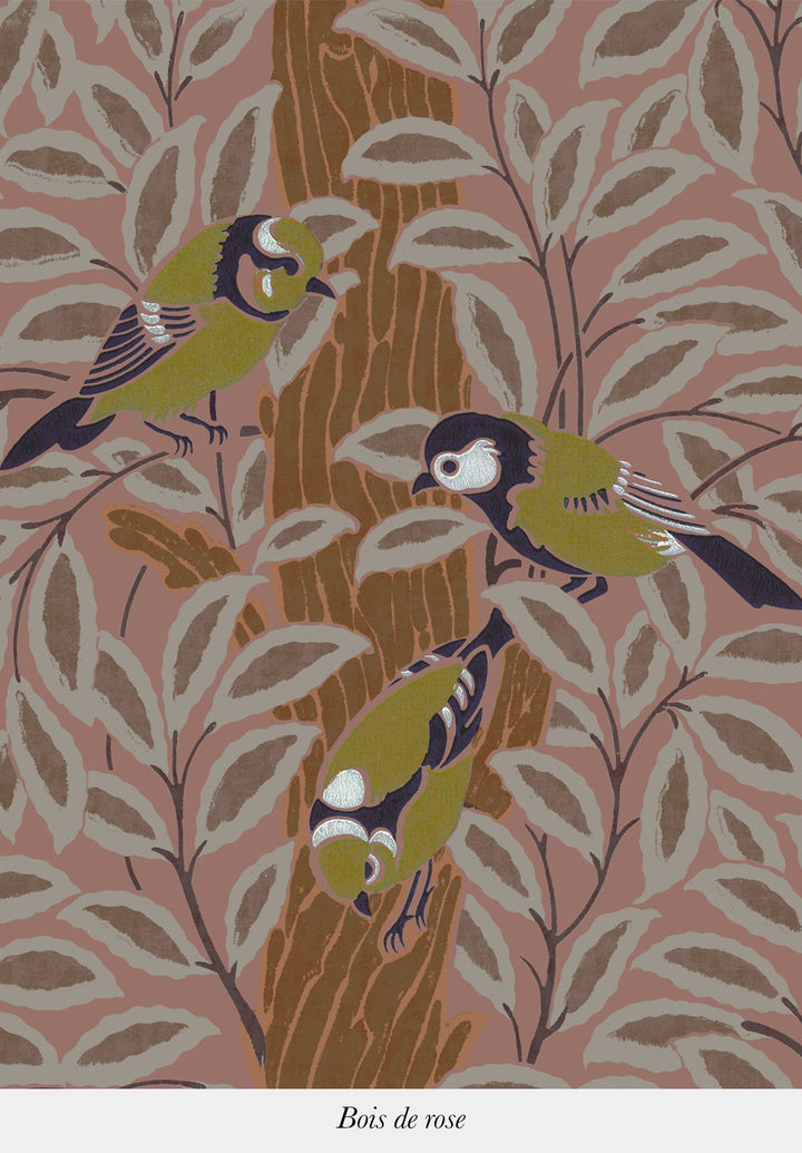 Le Chant des Oiseaux Wallpaper by Isidore Leroy
