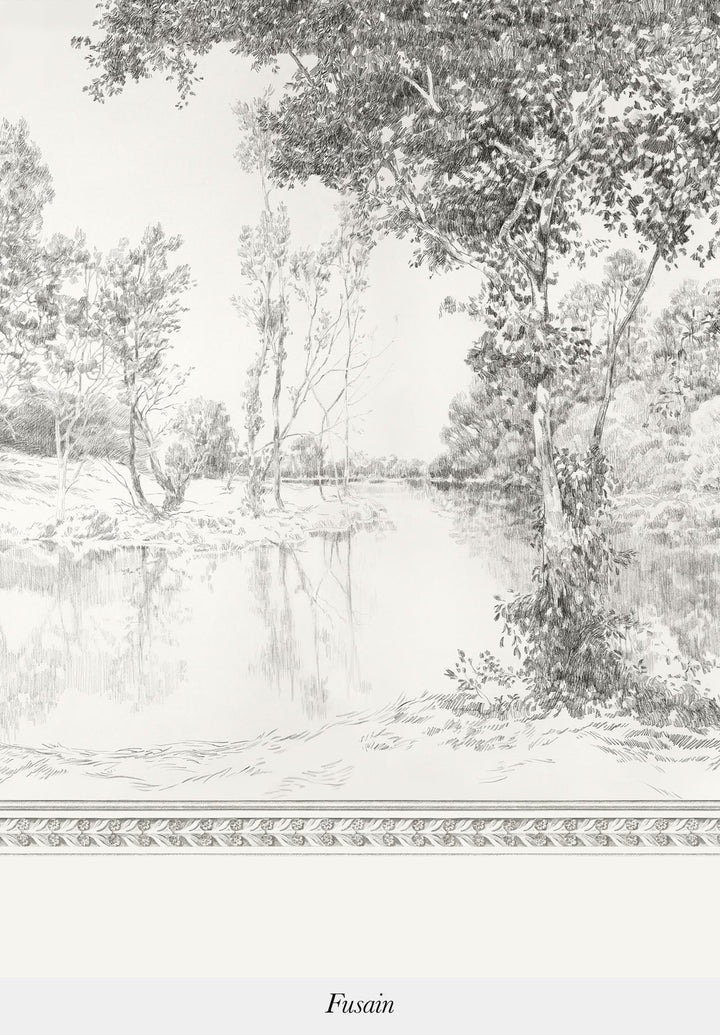 Promenade Cimaise Bespoke Wallpaper by Isidore Leroy