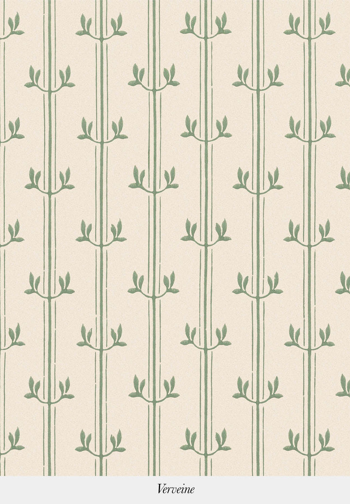 Vénus Rayure Aurèle Headboard Wallpaper by Isidore Leroy