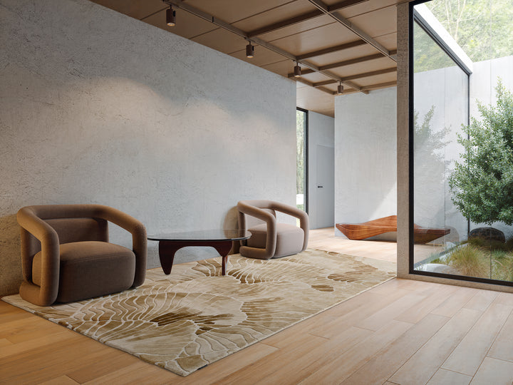Dune Couture Round Rug by Limited Edition