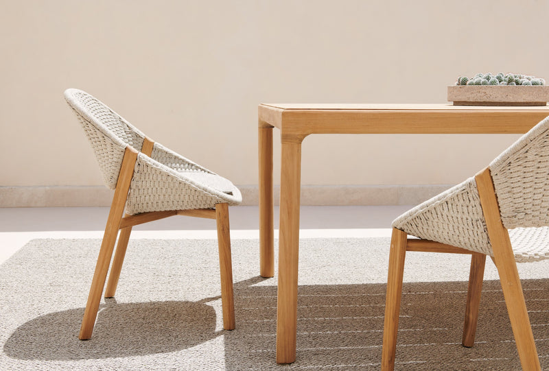 Elio Armchair Teak by Tribu