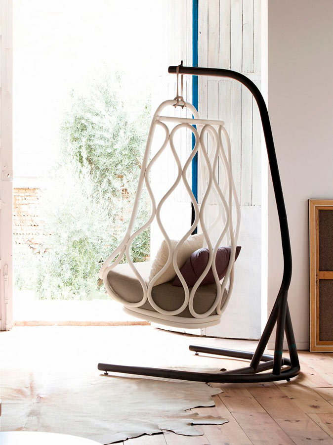 Nautica Outdoor Swing Chair With Base by Expormim