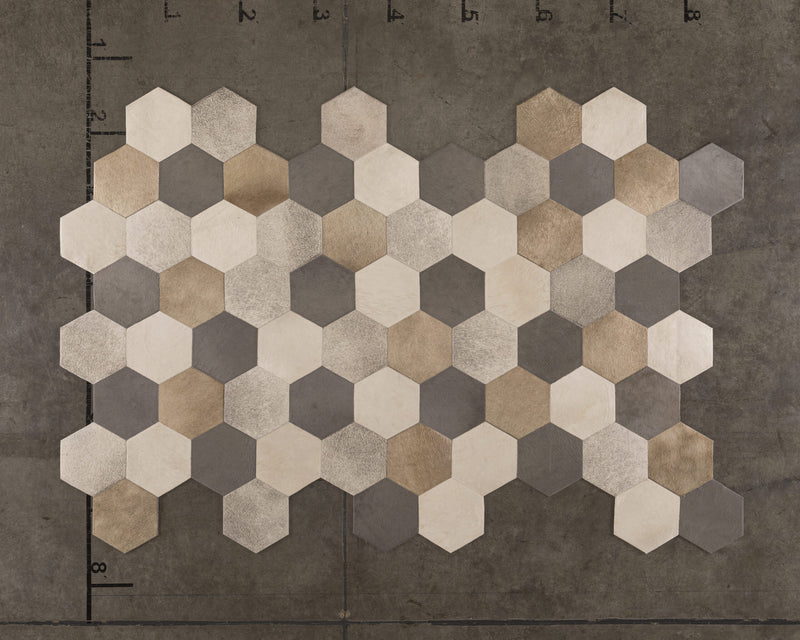 Hexagonal Spec Rug by Yerra