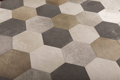 Hexagonal Spec Rug by Yerra