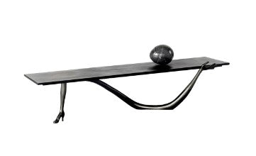 Leda Sculpture-Table Black Label by Barcelona Design