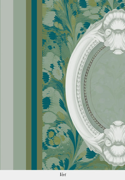 Rayure Coquillage Panle Wallpaper by Isidore Leroy