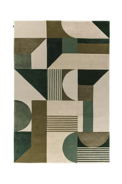 Retro Rectangle Rug by Limited Edition