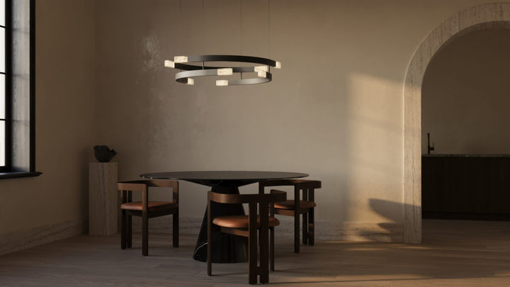 Trace Circular Chandelier by CTO