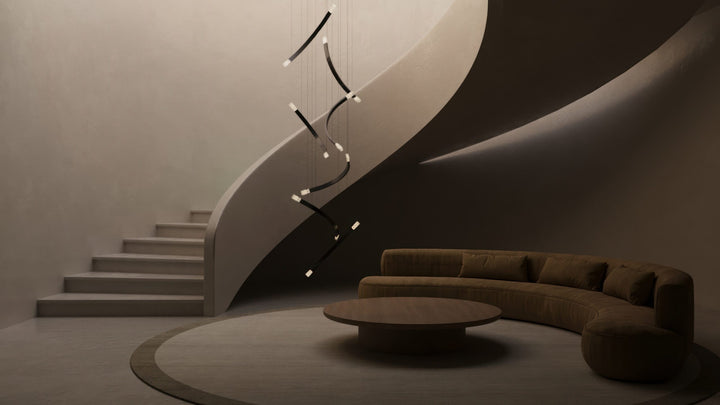 Trace Free Fall Chandelier by CTO