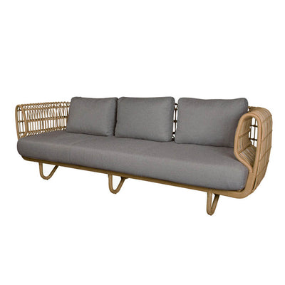 Nest Indoor 3-Seater Sofa Rattan, Natural by Cane-line