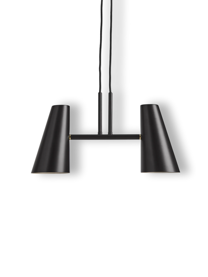 Cono Pendant w/ 2 Shades by Woud