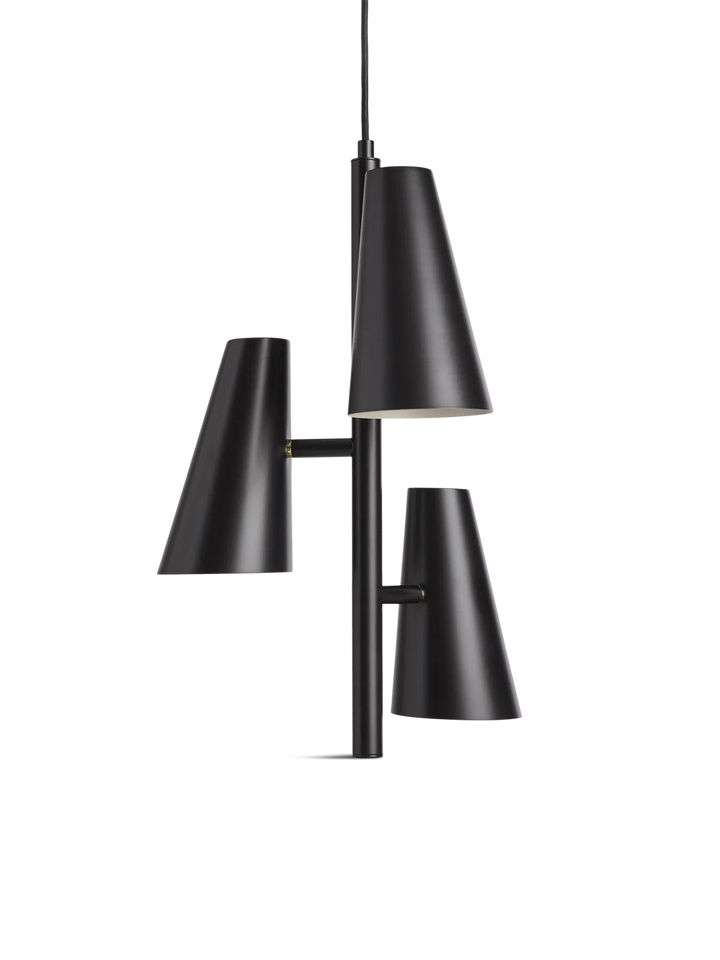 Cono Pendant w/ 3 Shades by Woud