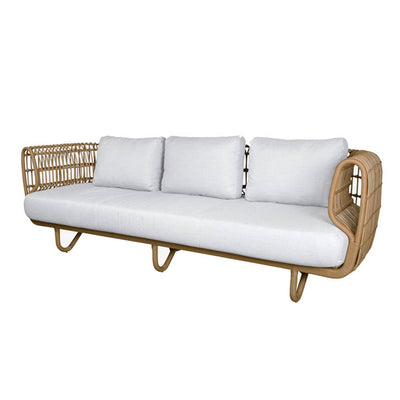 Nest Indoor 3-Seater Sofa Rattan, Natural by Cane-line
