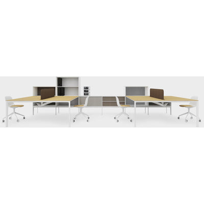Add Multiple Workstations Office System by Lapalma