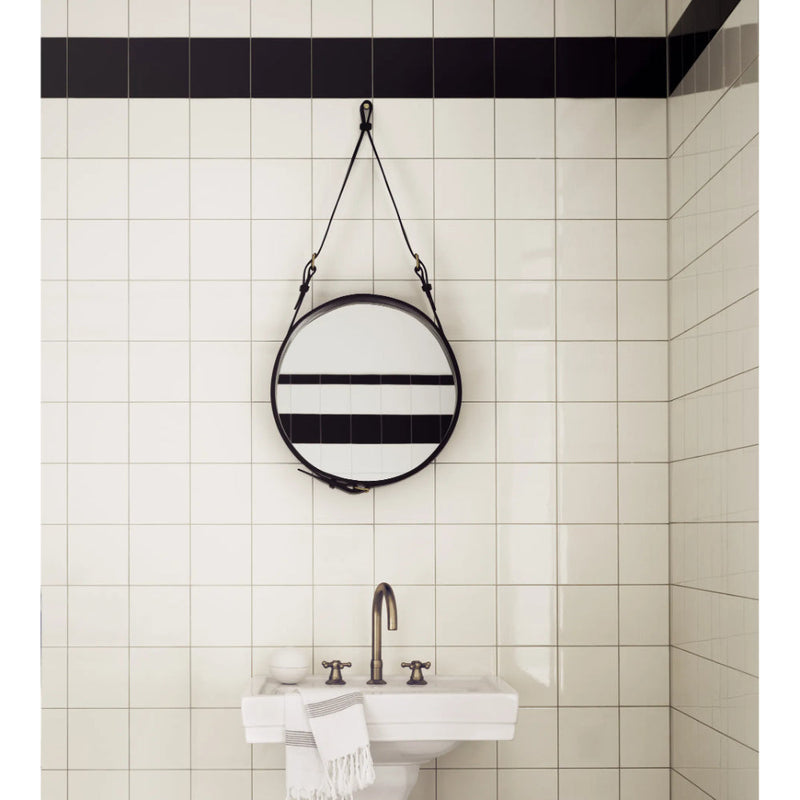 Adnet Wall Mirror Circular by Gubi - Additional Image - 12