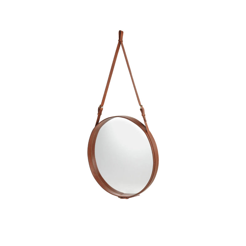 Adnet Wall Mirror Circular by Gubi