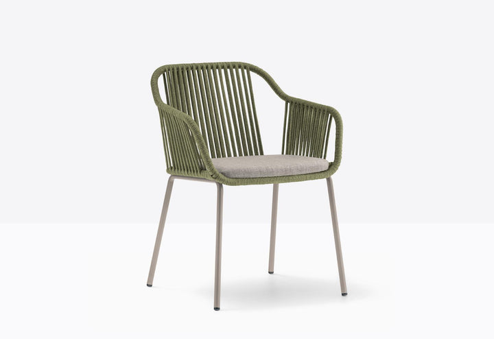 Babila Twist 2795 Outdoor Dining Armchair by Pedrali