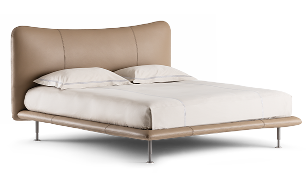 Baia Double Bed by Flou