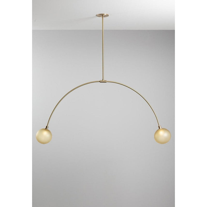 Balance 2.0 6" ellipsoid glass Pendant by SkLO 3