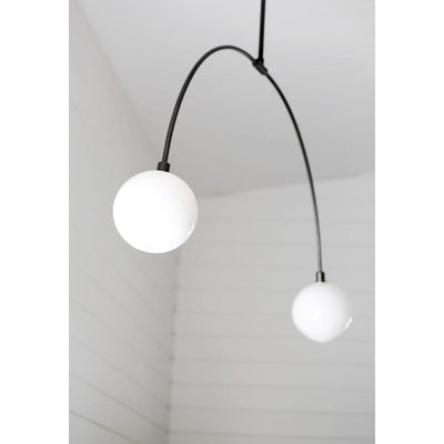 Balance 2.0 6" ellipsoid glass Pendant by SkLO 4