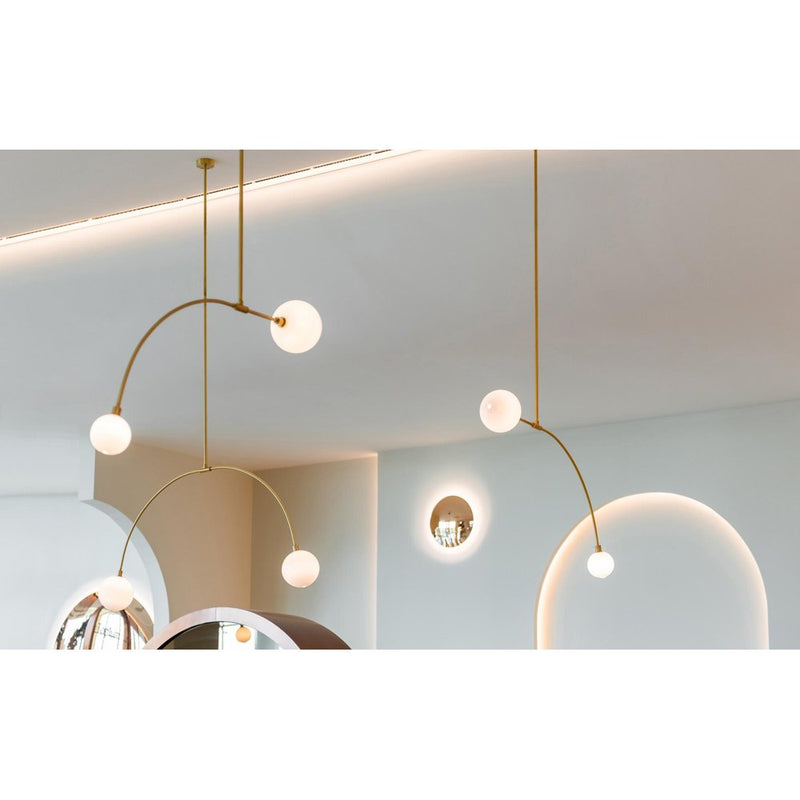 Balance 2.0 6" ellipsoid glass Pendant by SkLO 8