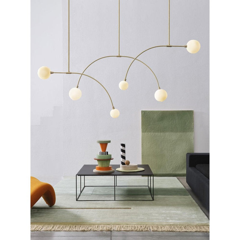 Balance 2.0 6" ellipsoid glass Pendant by SkLO 7