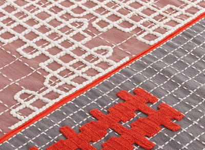 Bandas Hand Loom, Embroidery, Crochet Rug by GAN