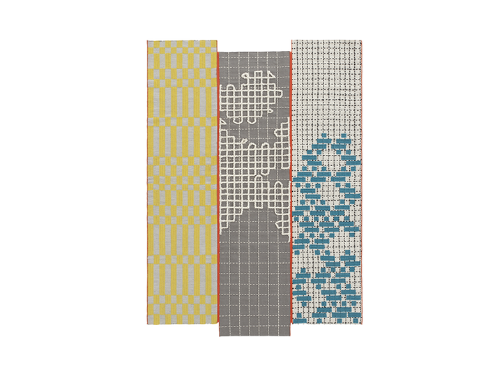 Bandas Hand Loom, Embroidery, Crochet Rug by GAN
