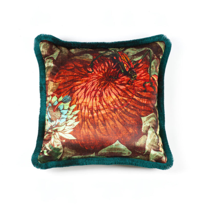 Banksia Bloom Limited Edition Fringed Cushion by Timorous Beasties