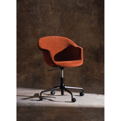 Bat Meeting Chair Fully Upholstered, Swivel Base by Gubi-4