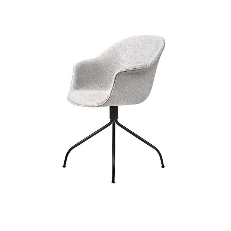 Bat Meeting Chair Fully Upholstered, Swivel Base by Gubi